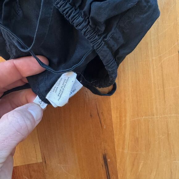 Ulla Johnson Tatum Smocked Jumpsuit black 100% cotton sz 4 minimalist utility - Picture 8 of 9